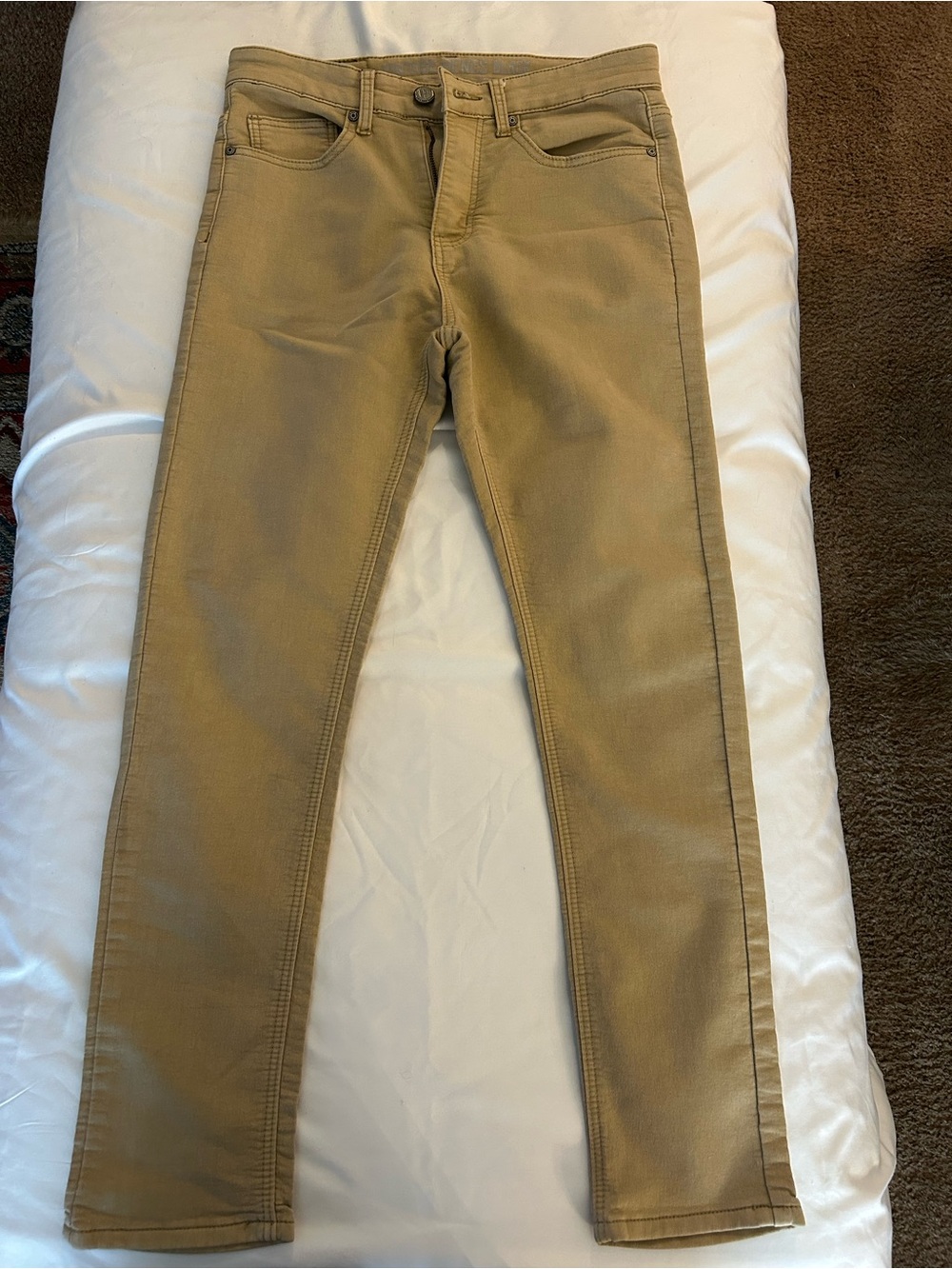 Slim Fit Men's Jeans in Khaki